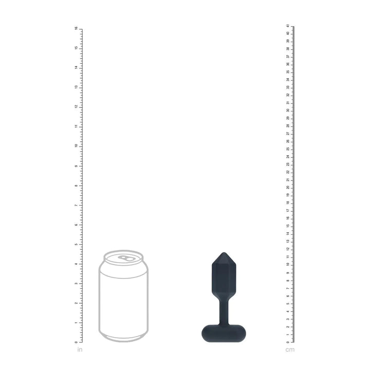 Levelz - Hexagonaler vibrierender Analplug S schwarz