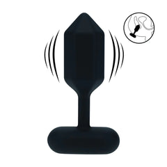 Levelz - Hexagonaler vibrierender Analplug S schwarz