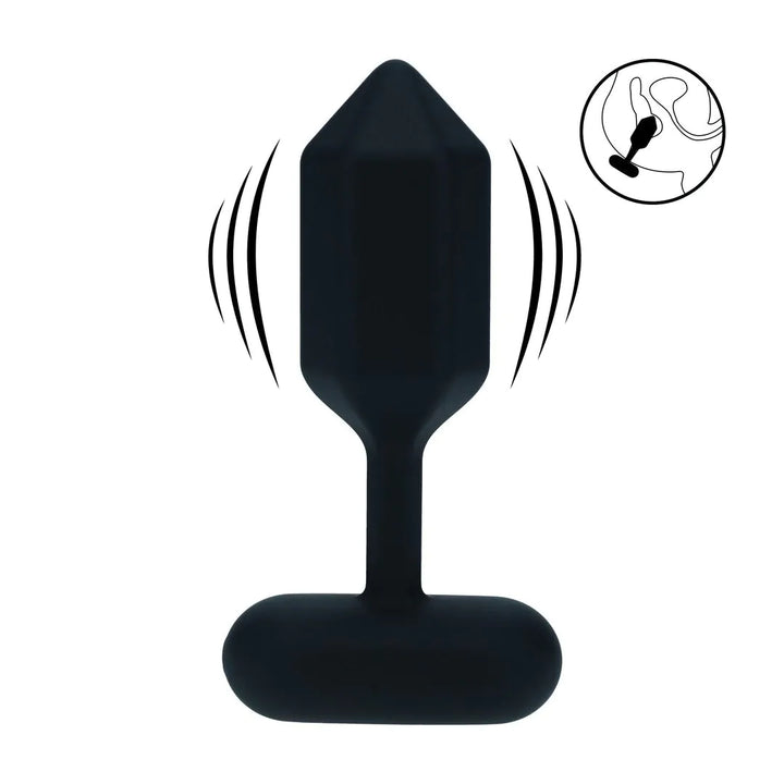 Levelz - Hexagonaler vibrierender Analplug S schwarz