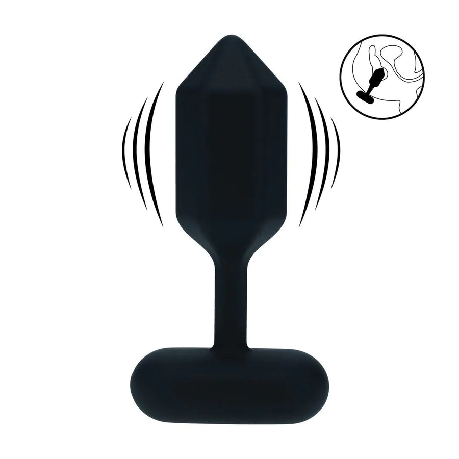 Levelz - Hexagonaler vibrierender Analplug S schwarz