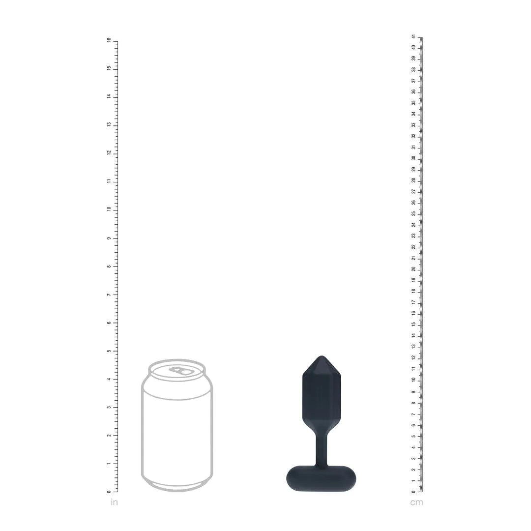 Levelz - Hexagonaler vibrierender Analplug M schwarz