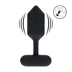 Levelz - Hexagonaler vibrierender Analplug M schwarz