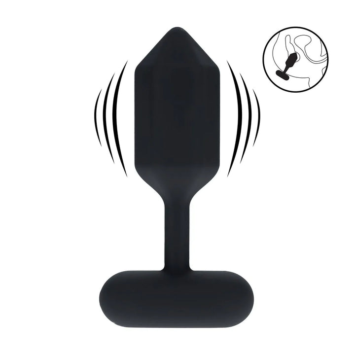 Levelz - Hexagonaler vibrierender Analplug M schwarz