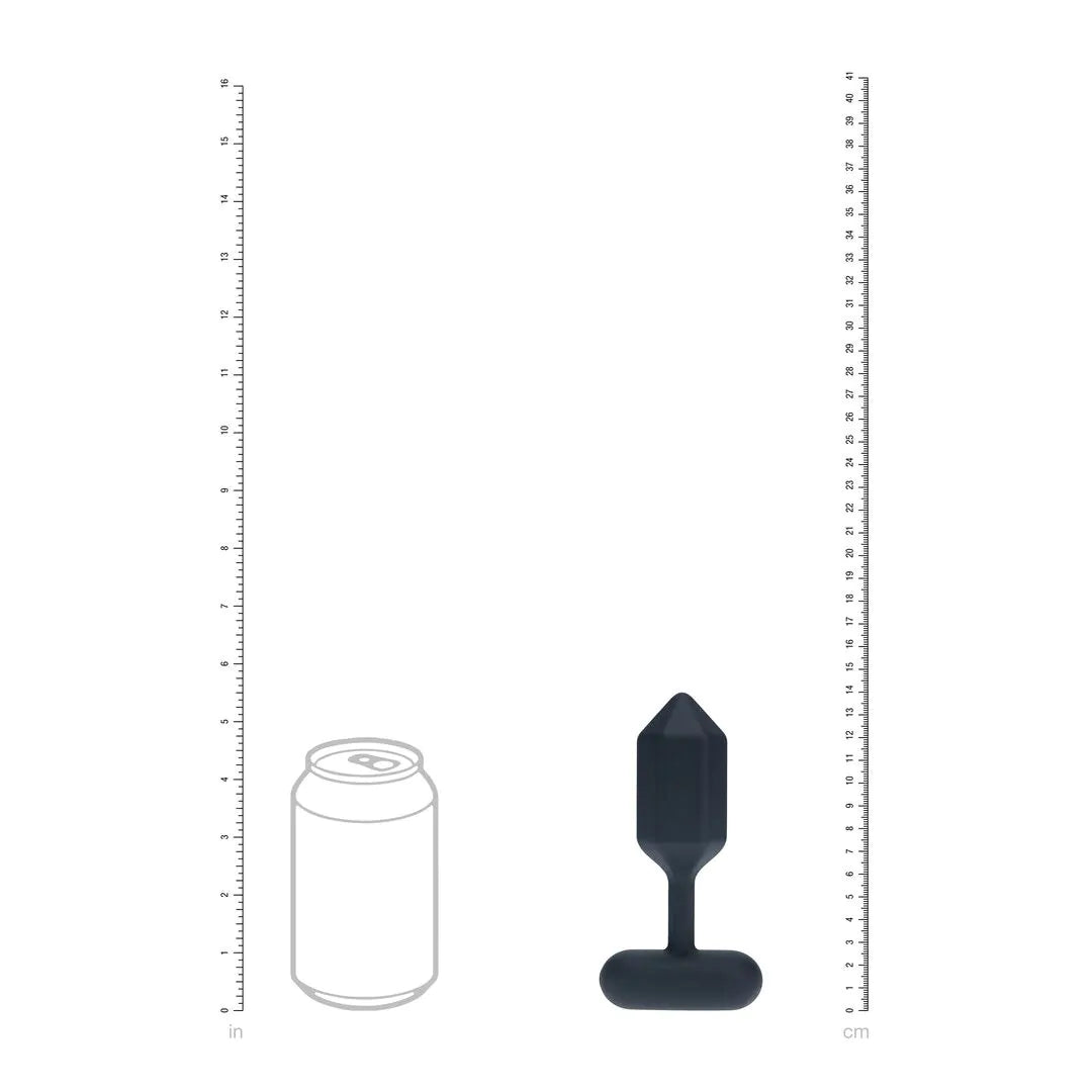 Levelz - Hexagonaler vibrierender Analplug L schwarz