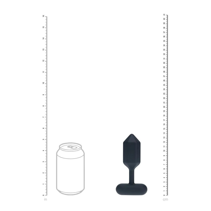 Levelz - Hexagonaler vibrierender Analplug L schwarz