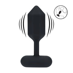 Levelz - Hexagonaler vibrierender Analplug L schwarz