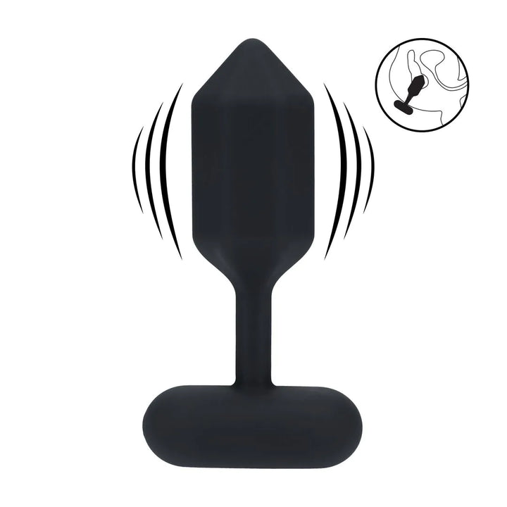 Levelz - Hexagonaler vibrierender Analplug L schwarz