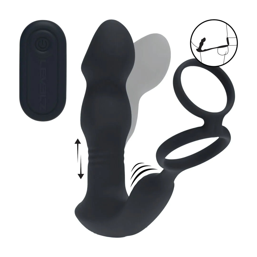 Stoender Prostata-Stimulator mit Penisring | Levelz KinkySabine Stoender Prostata-Stimulator mit Penisring | Levelz KinkySabine