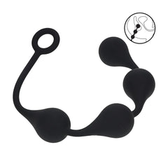 Levelz - L Analkette mit 4 Silikontropfen 40mm