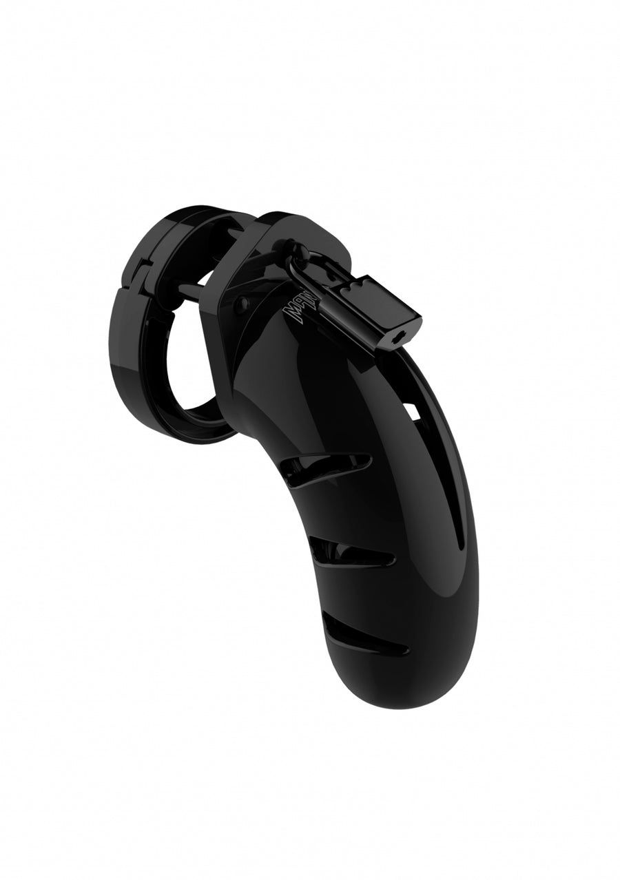 ManCage 03 Keuschheitskäfig 11,5 cm Schwarz - Peniskäfig BDSM Orgasmuskontrolle Polycarbonat