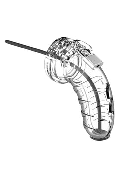 ManCage - 16 Keuschheitskäfig 11,50 cm mit integriertem Silikon Dilator transparent