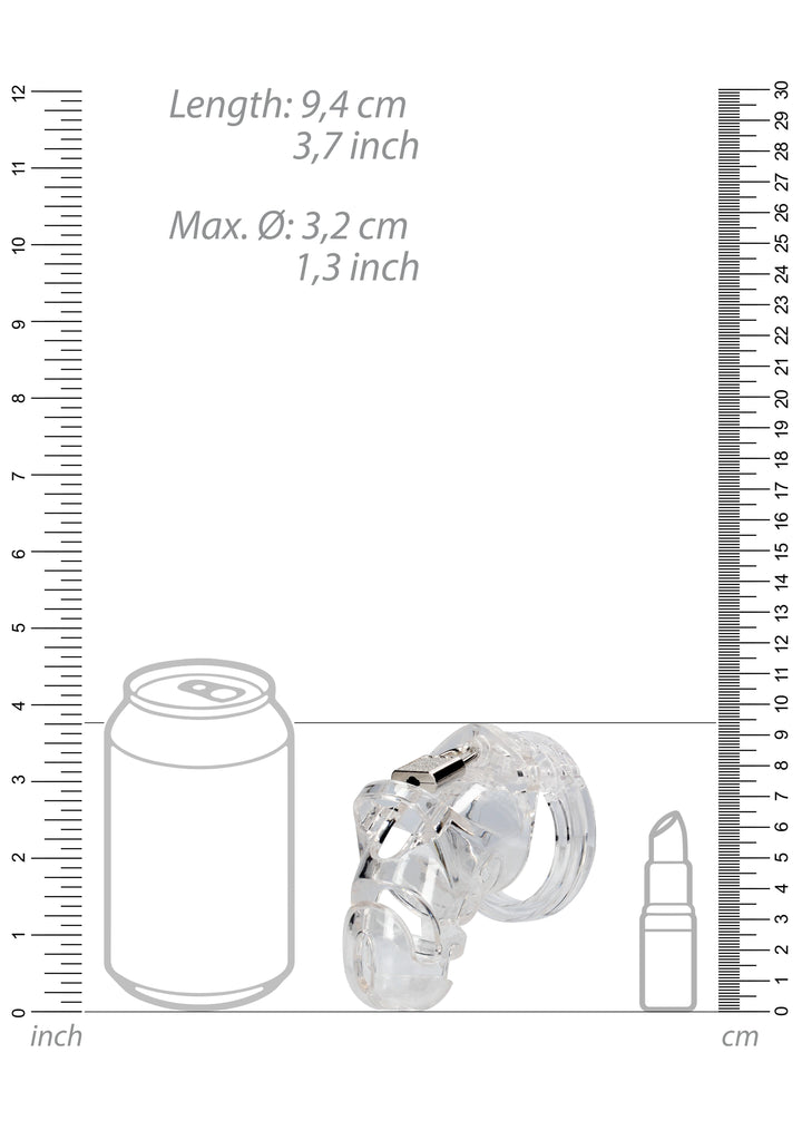 ManCage - 25 Keuschheitskäfig 9,00 cm transparent