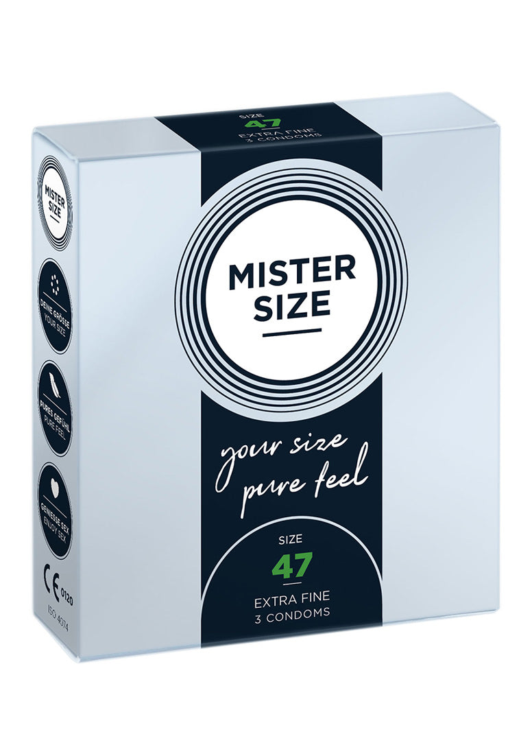 Mister Size - 47mm Kondom 3er