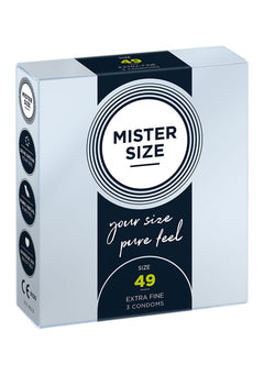 Mister Size - 49mm Kondom 3er