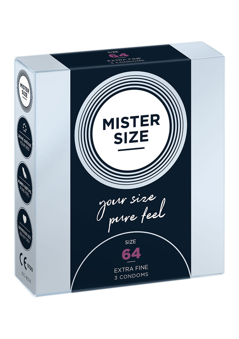 Mister Size - 64mm Kondom 3er