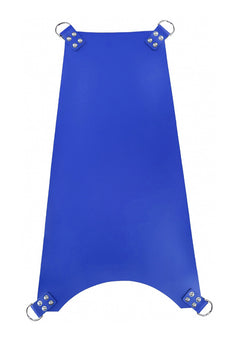 Mr. Sling - Leder-Sling mit vier Anschlagpunkten blau