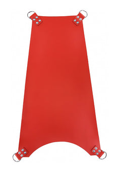 Mr. Sling - Leder-Sling mit vier Anschlagpunkten rot