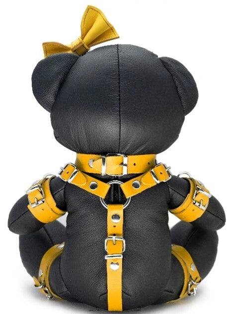 KS - Meddy the BDSM Teddy Lady schwarz/gelb