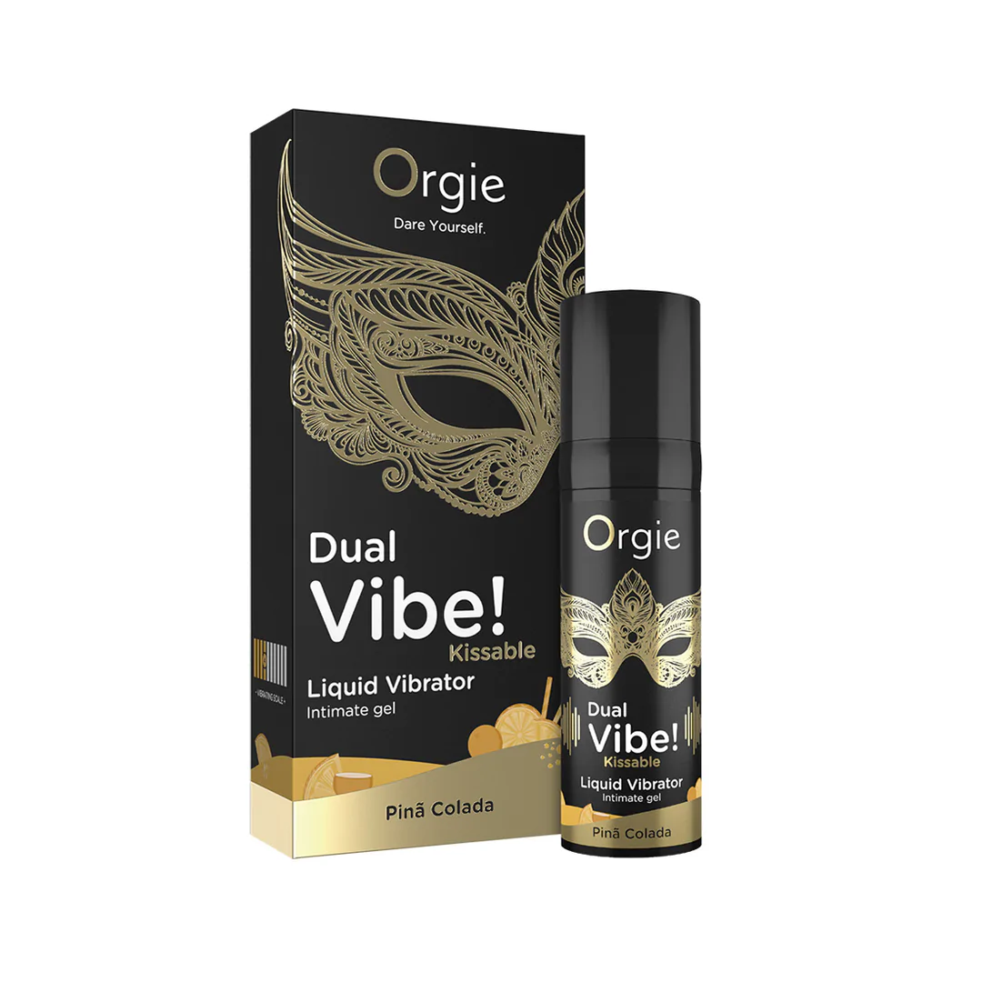 Orgie - Dual Vibe Kissable Liquid Vibrator – Pina Colada Oralsex Gel 15ml