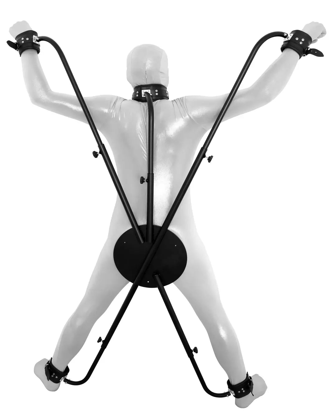 KinkySabine - Andreas Kreuz "Deluxe" inklusive Fesseln schwarz