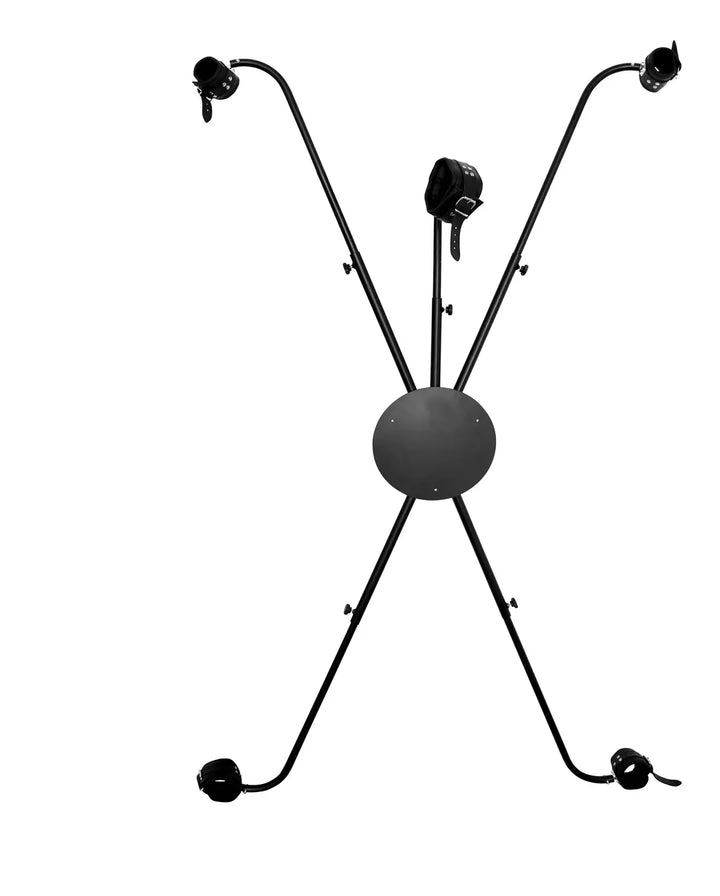 KinkySabine - Andreas Kreuz "Deluxe" inklusive Fesseln schwarz