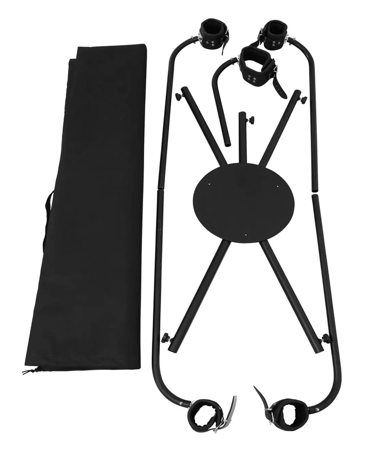 KinkySabine - Andreas Kreuz "Deluxe" inklusive Fesseln schwarz