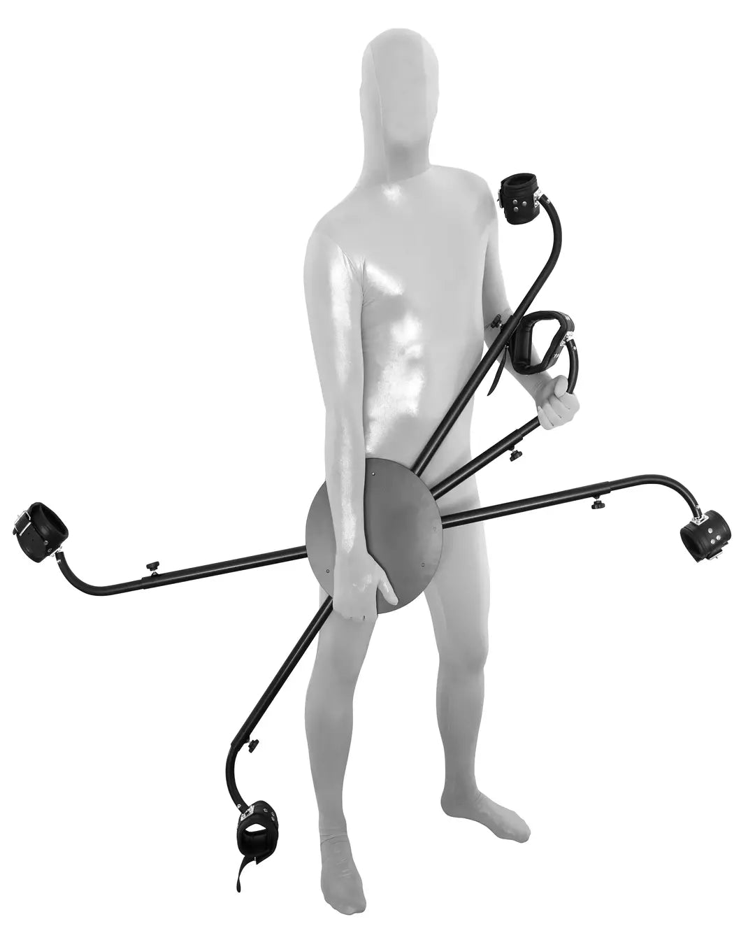 KinkySabine - Andreas Kreuz "Deluxe" inklusive Fesseln schwarz