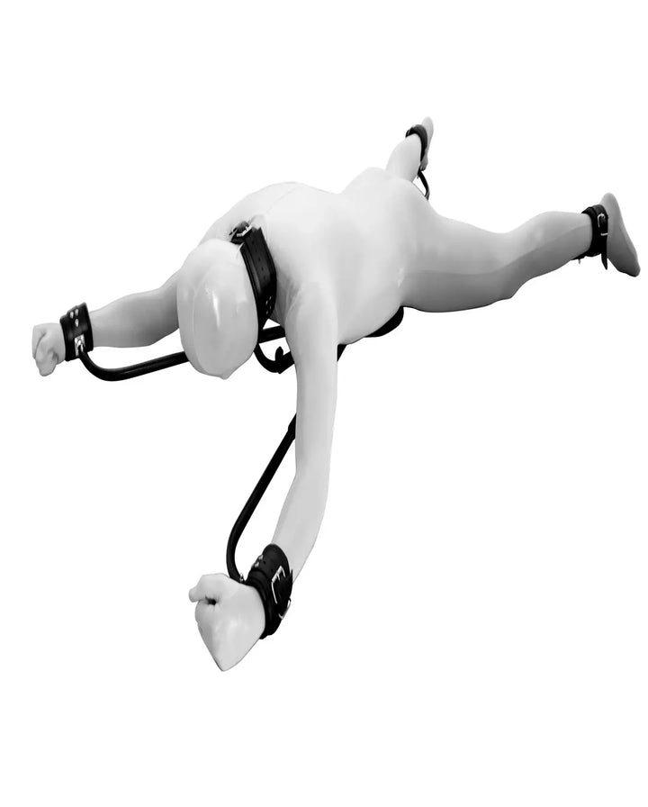 KinkySabine - Andreas Kreuz "Deluxe" inklusive Fesseln schwarz