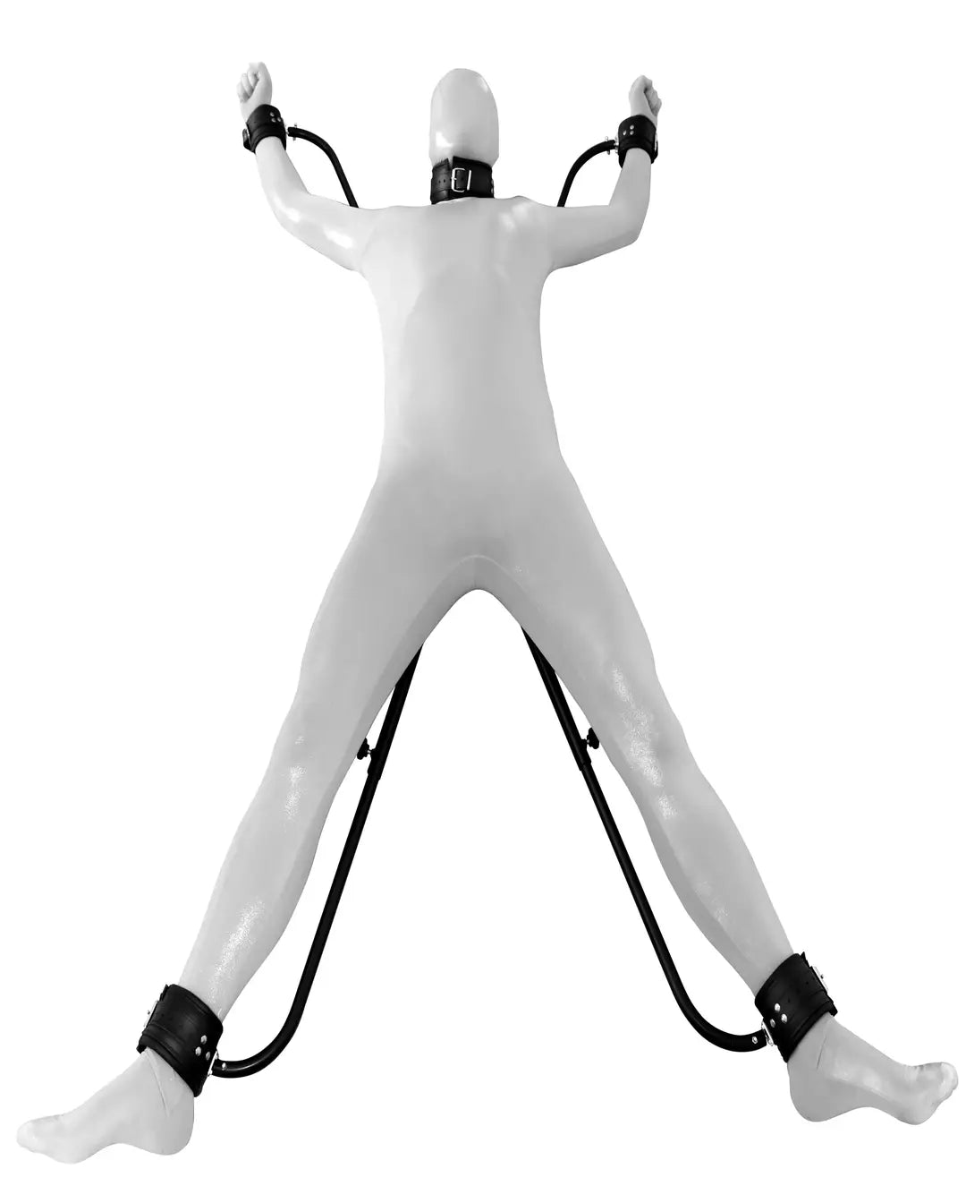 KinkySabine - Andreas Kreuz "Deluxe" inklusive Fesseln schwarz