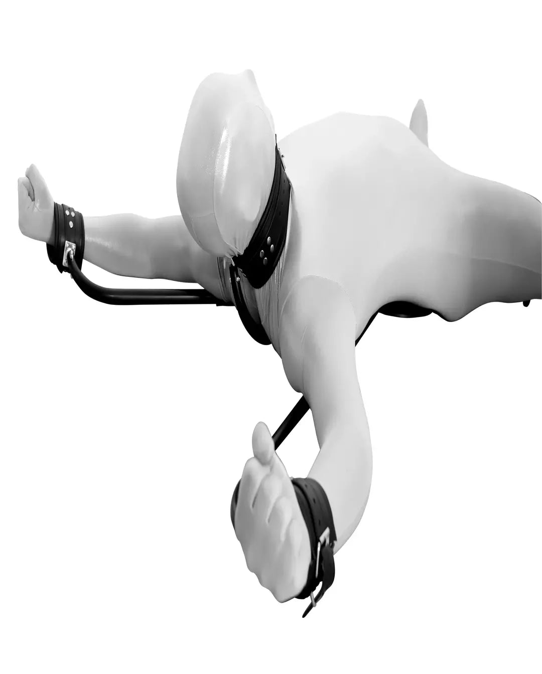 KinkySabine - Andreas Kreuz "Deluxe" inklusive Fesseln schwarz