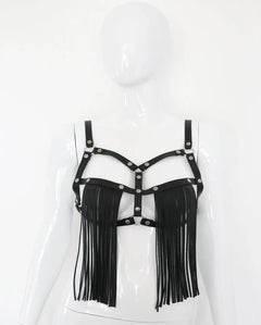 KinkySabine - Leder-BH "Demoniq Vampire"