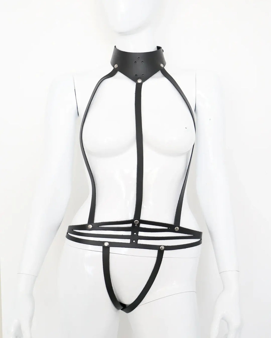 KinkySabine - Leder Harness "Devotion"