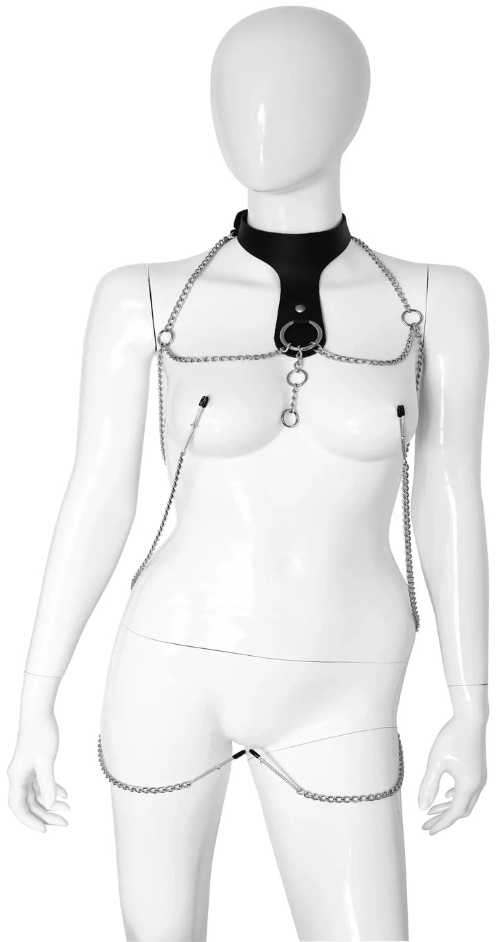 KinkySabine - Ketten-Harness "Torture"