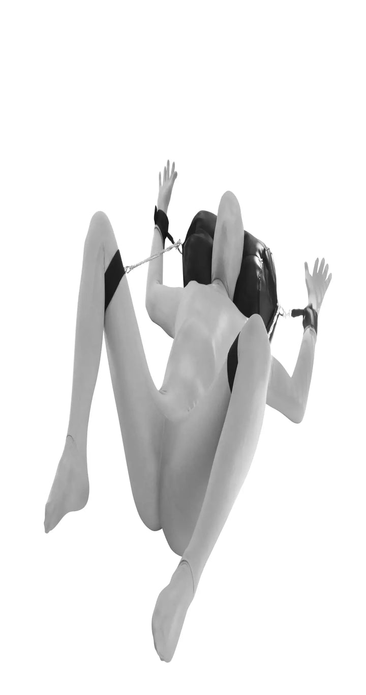 Sex-Rolle The Barrel SM – BDSM Bondage Möbel mit Fesseln & Knebel