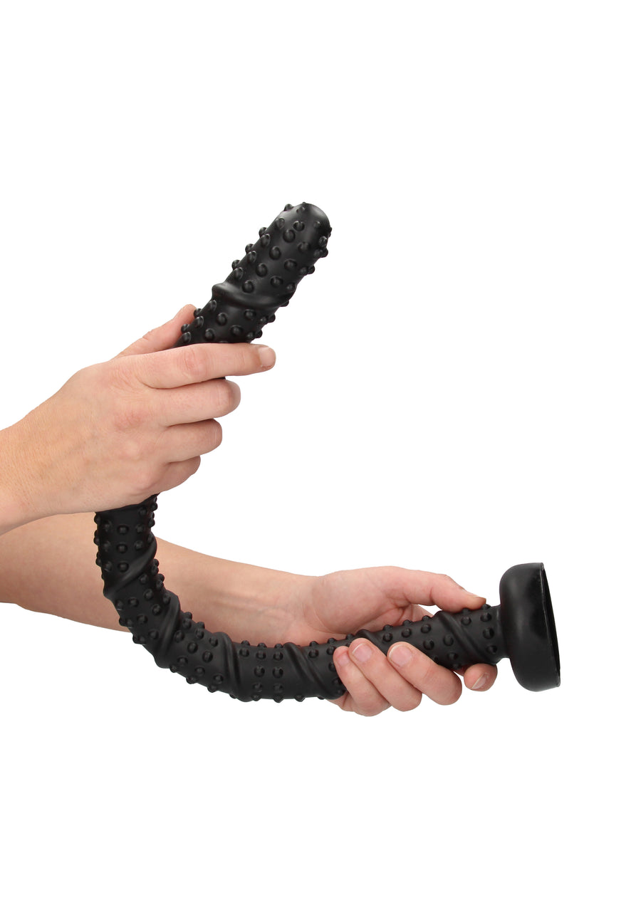 Ouch! - Analschlange "Wirbel-Schuppen" 51 cm schwarz
