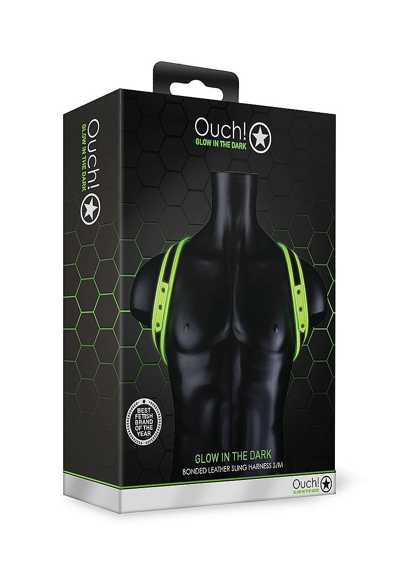 Ouch! Glow in the Dark - Sling Harness S/M