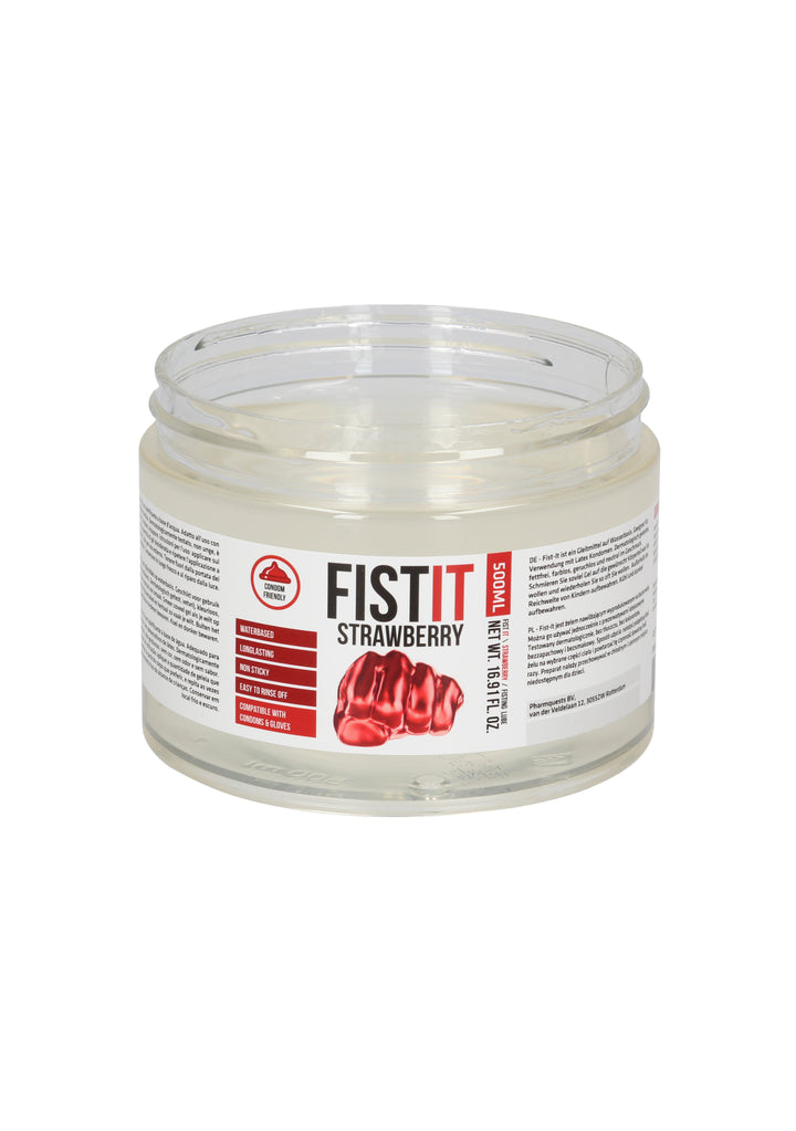 FistIt - Extra Thick Erdbeere Gleitgel 500ml Tiegel