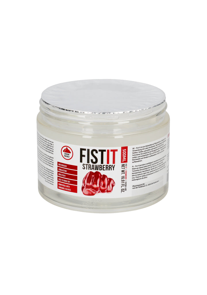 FistIt - Extra Thick Erdbeere Gleitgel 500ml Tiegel