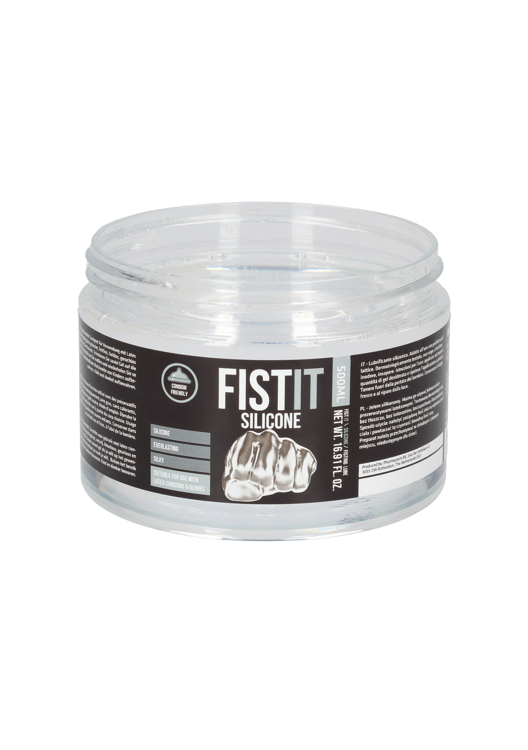 FistIt - Silicone Gleitgel 500ml Tiegel