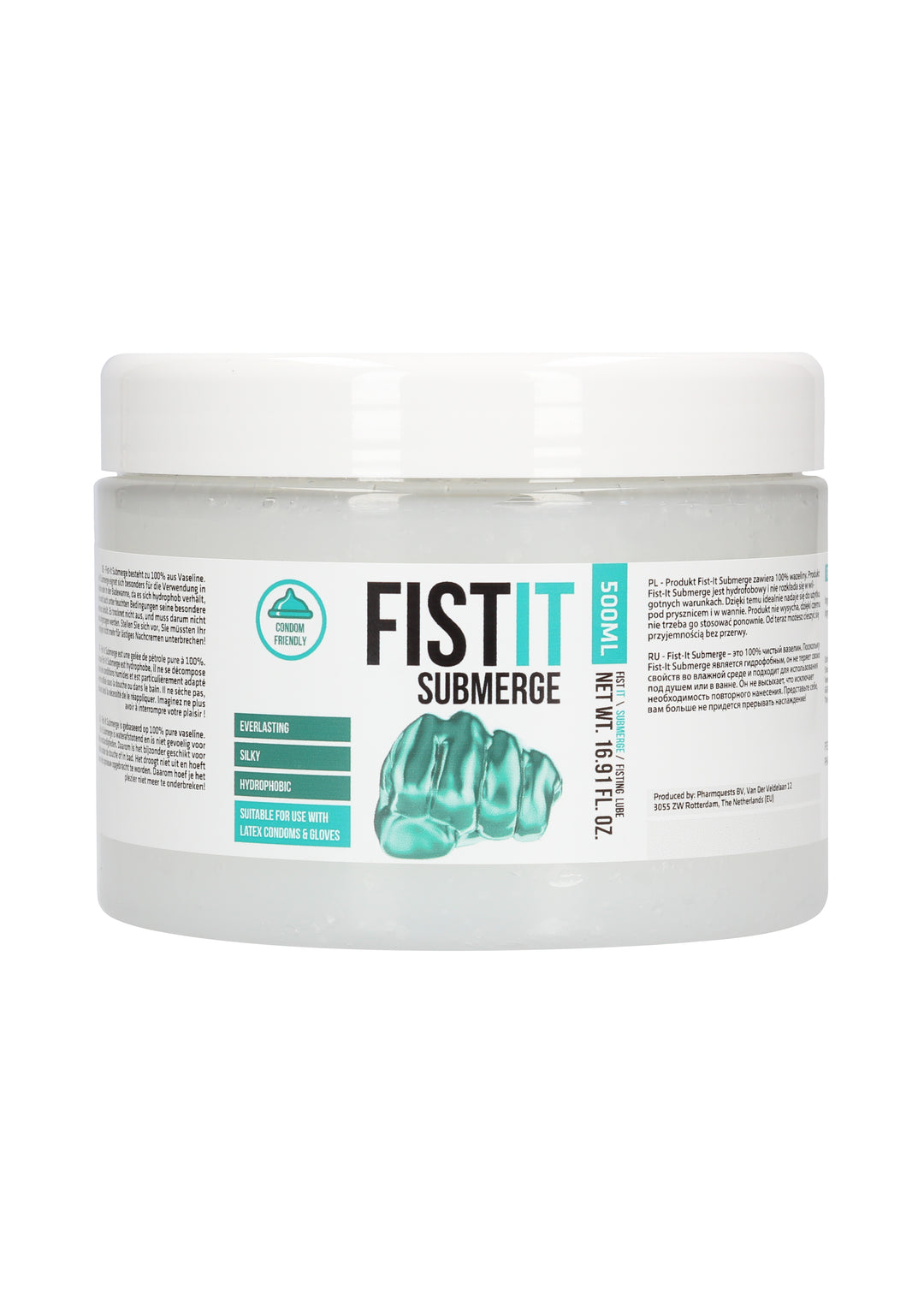 FistIt Submerge Gleitgel 500ml Tiegel | 100% Vaseline | Wasserfest KinkySabine FistIt Submerge Gleitgel 500ml Tiegel | 100% Vaseline | Wasserfest KinkySabine