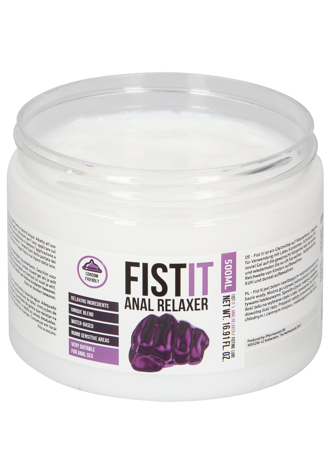 FistIt - Anal Relaxer Gleitgel 500ml Tiegel