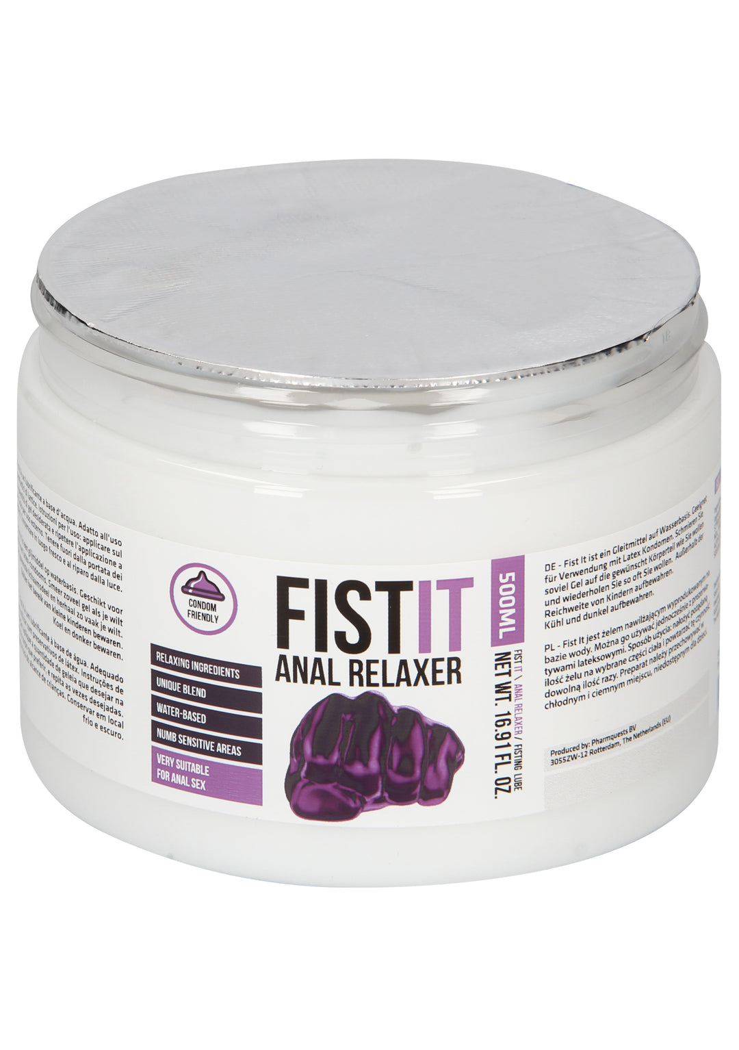 FistIt - Anal Relaxer Gleitgel 500ml Tiegel