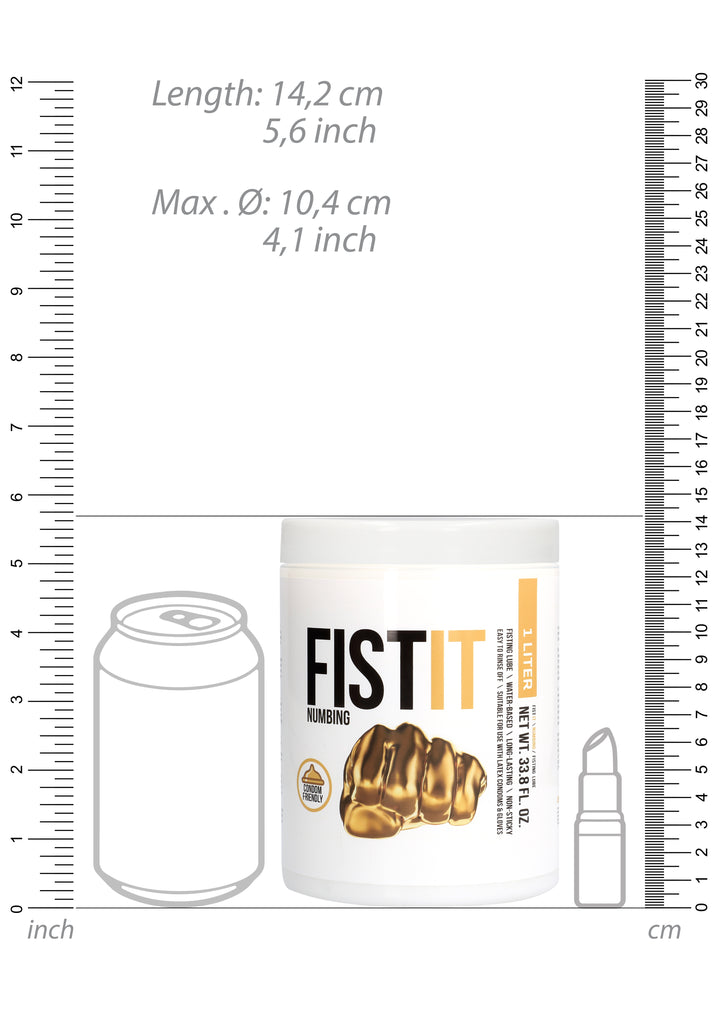 FistIt - Numbing Gleitgel 1000ml Tiegel