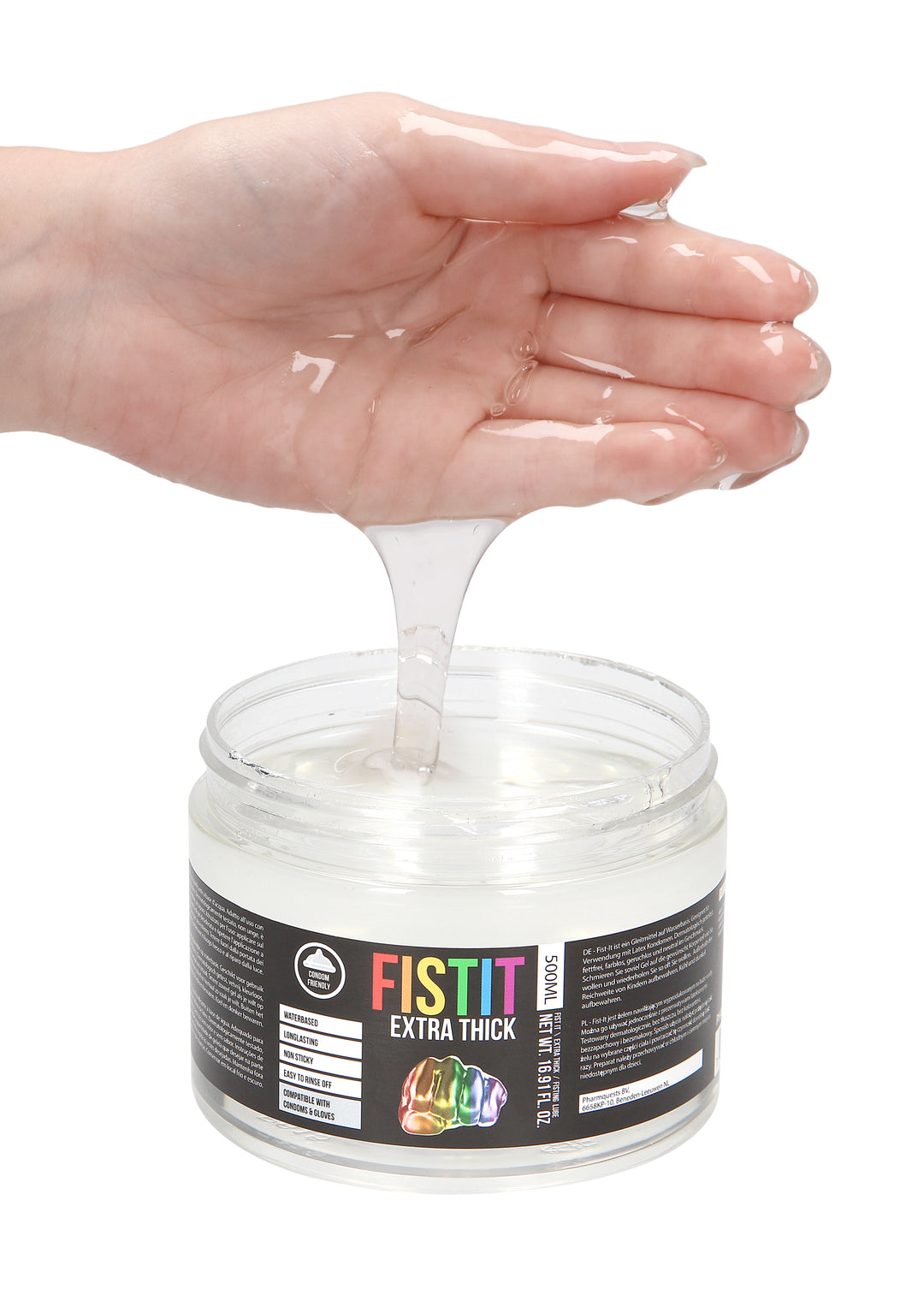 FistIt - Extra Thick Rainbow Gleitgel 500ml Tiegel