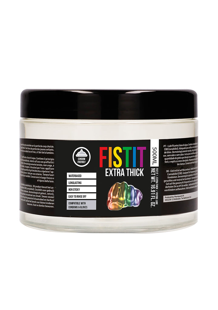 FistIt - Extra Thick Rainbow Gleitgel 500ml Tiegel