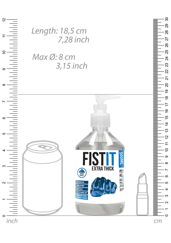 FistIt - Extra Thick Gleitgel 500ml Pumpflasche