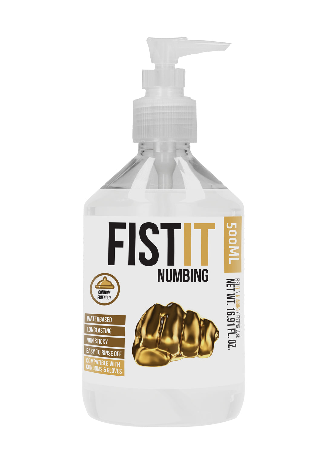 FistIt Numbing Gleitgel 500ml Pumpflasche | Betubend | Wasserbasis KinkySabine FistIt Numbing Gleitgel 500ml Pumpflasche | Betubend | Wasserbasis KinkySabine