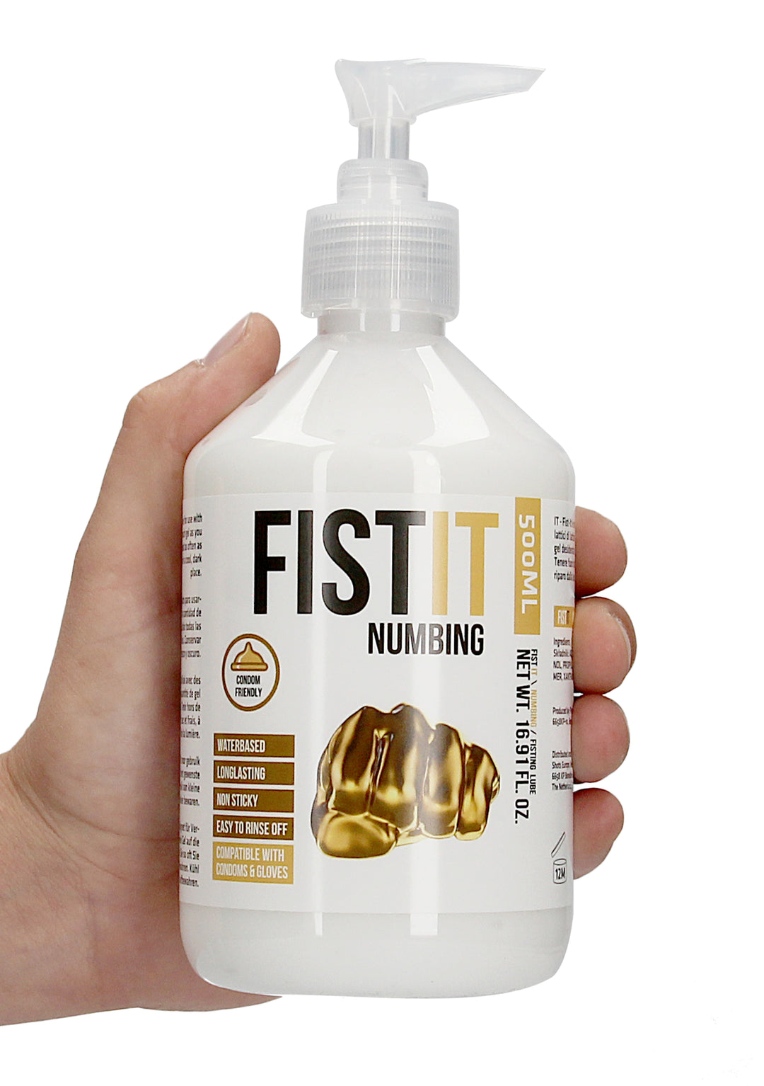 FistIt - Numbing Gleitgel 500ml Pumpflasche