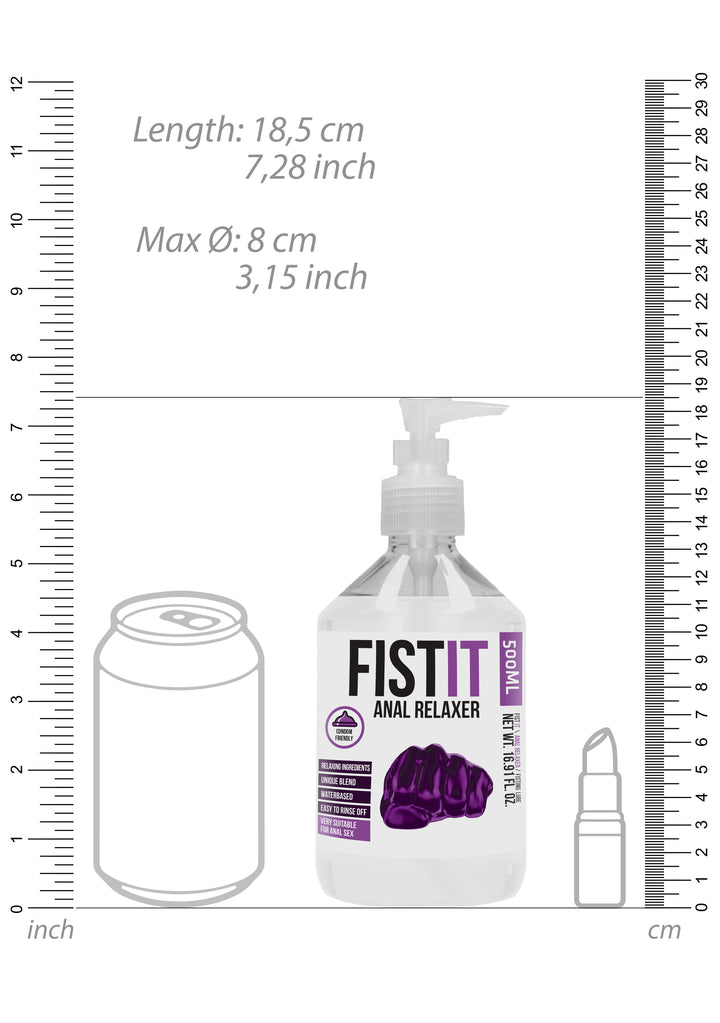 FistIt - Anal Relaxer Gleitgel 500ml Pumpflasche