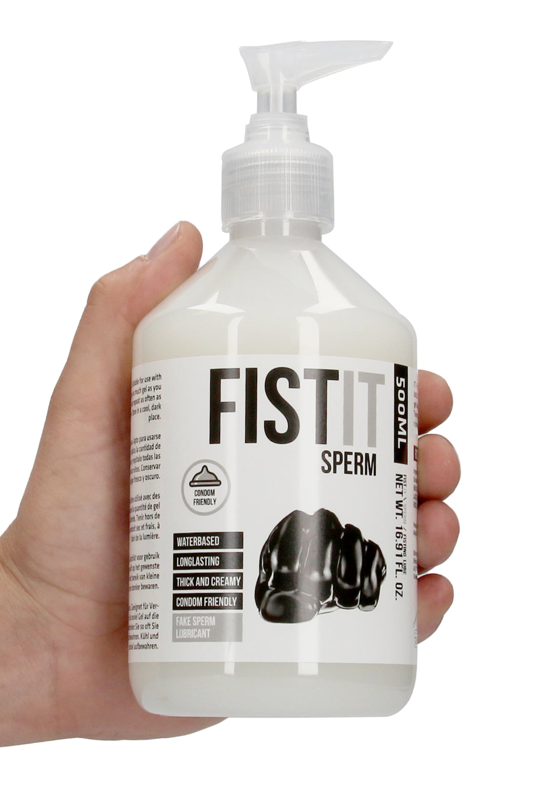 FistIt - Sperm Gleitgel 500ml Pumpflasche